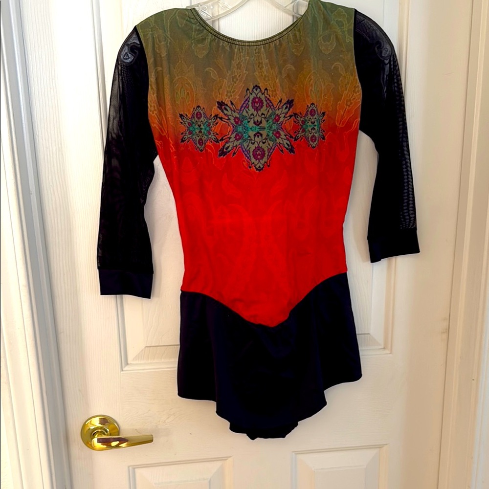 Elegant Multicolor Women's skating dress/dance